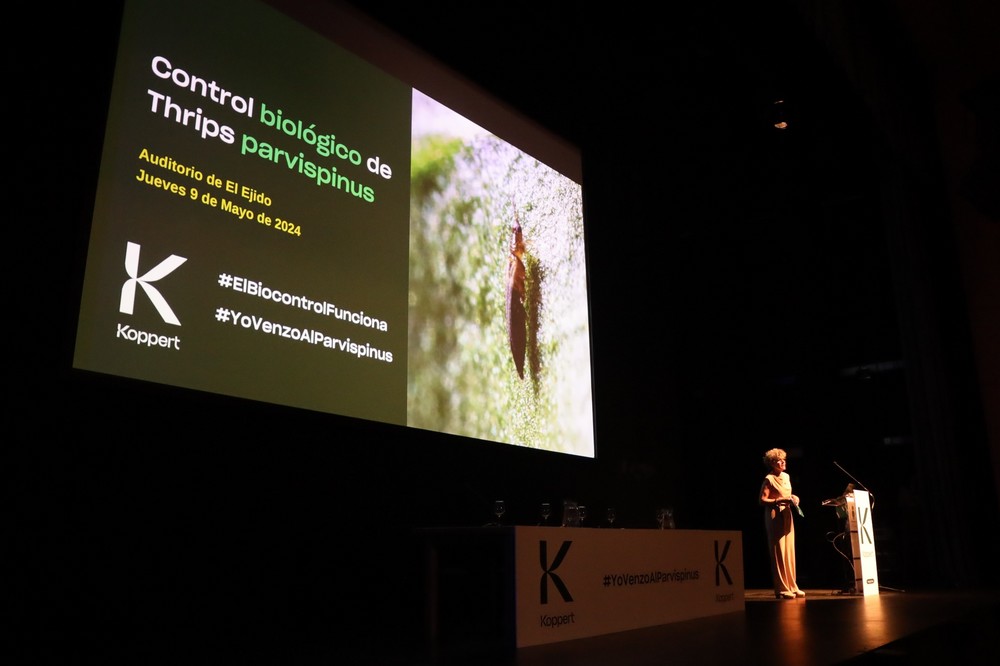 Koppert presenta en El Ejido un avance mundial en sanidad vegetal contra las plagas de Trips Parvispinus