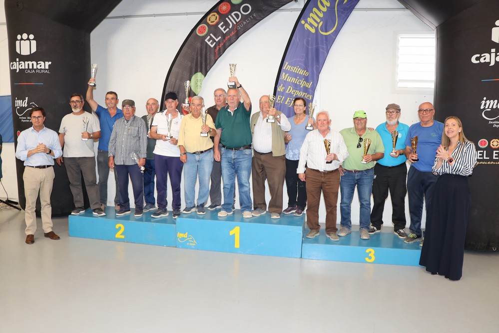 Clausura la Liga de Petanca de El Ejido con la participación de 60 practicantes