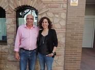 Francisco Fernández, candidato de UPyD, e Irene Lozano, miembro de la Ejecutiva nacional de la formación magenta.