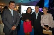 Los ex concejales ejidenses, Jorge Viseras e Ignacio Berenguel, presentes en el acto.