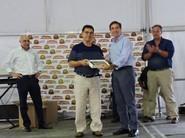 José Antonio Aliaga, jefe de Servicios de Agricultura de la Delegación, estuvo presente en el 40 aniversario