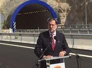 Mariano Rajoy, presidente del Gobierno, fue el encargo de inaugurar el último tramo de la A-7 a su paso por Andalucía.