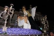 Gran belleza. Nuestra Señora de las Angustias de El Ejido lució bellísima por las calles de Ejido Sur. /Rafa Villegas