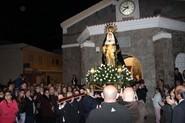 Nuestra Señora de los Dolores, de Balerma, saliendo de su Iglesia el Jueves Santo. /Rafa Villegas