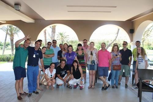 Foto de familia en el Hotel AR Golf de Almerimar.