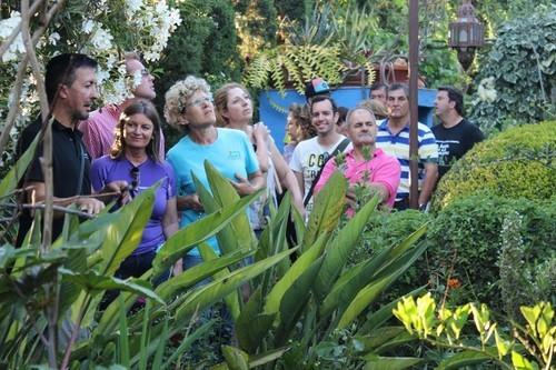 En el jardín botánico de la Almunya del Sur.