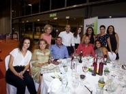 Muchos de los asistentes dejaron inmortalizado el momento de la cena.