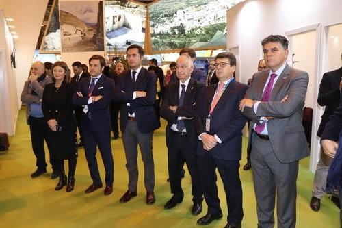 Parte de los políticos representantes de la provincia de Almería en FITUR.