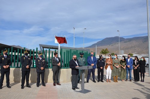 Ángel Fernández agradeciendo al municipio de El Ejido el reconocimiento.