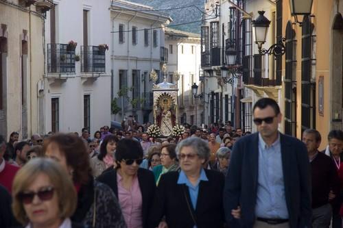 La Virgen de Gádor regresa a su Santuario aponiendo así fin a sus cultos de Cuaresma