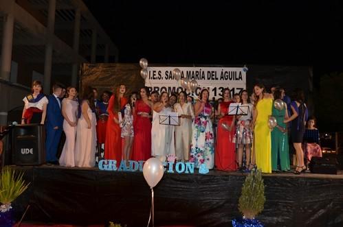 GRADUACIÓN DEL IES SANTA MARIA DEL AGUILA. PROMOCIÓN 2013-2017