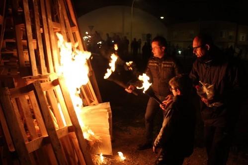 Los vecinos de Santa María del Águila festejan San Antón