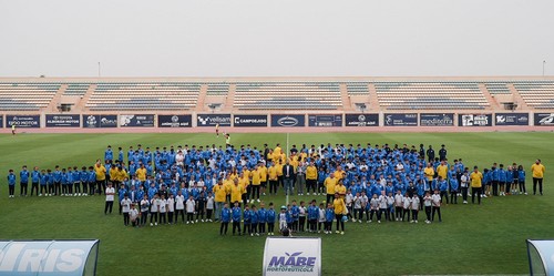 El Poli El Ejido presenta a más de 300 jóvenes que se forman en el fútbol base