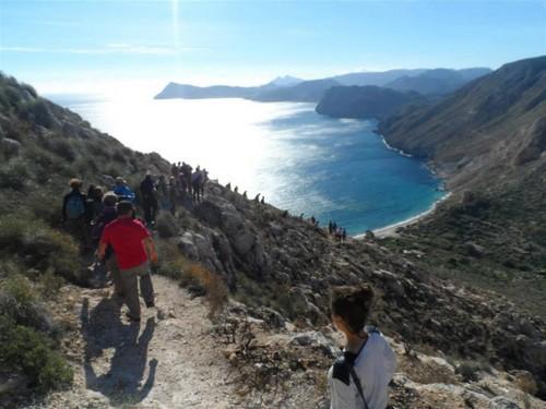 La ruta de senderismo por San José, Genoveses y Mónsul ya cuenta con 100 inscritos