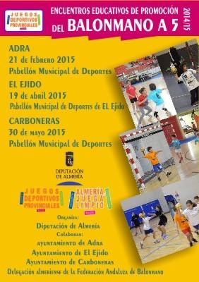 El póximo domingo se disputará la segunda jornada de los Encuentros Educativos de Promocion de Balonmano