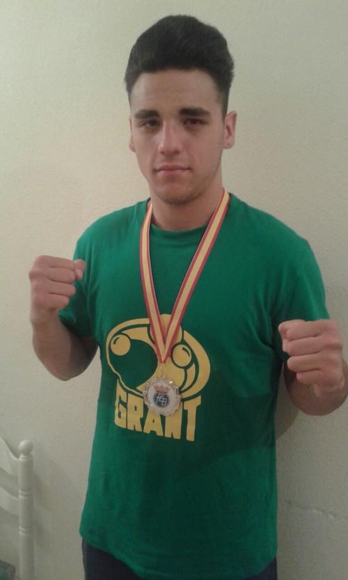 Alberto Alemán, subcampeón de España de boxeo Olímpico Amateur