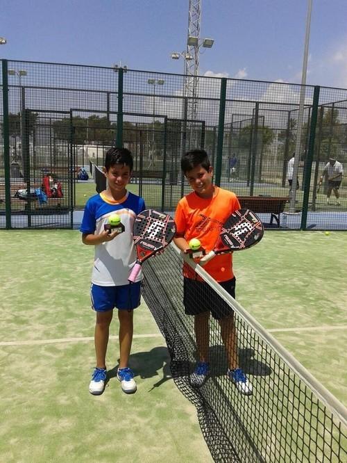Mario Rubio y Bruno Rubio, subcampeones de la I Prueba del Circuito provincial de menores de Almeria por la FAP
