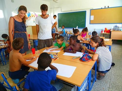 Ciento cincuenta menores de Las Norias y el barrio de San Silvestre encuentran un espacio formativo y de integración en las 'Escuelas de Verano'