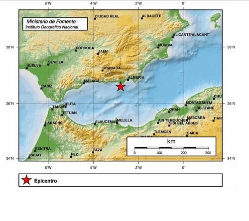 Registrado un terremoto de magnitud 3.2 en la escala de Ritcher en El Ejido