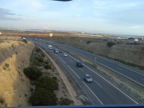 A las 11 de la mañana de hoy lunes habrá cortes de carriles en la autovía A-7 a su paso por El Ejido