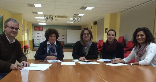 El PSOE de El Ejido se reúne con la coordinadora del Instituto Andaluz de la Mujer