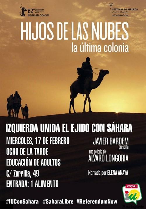 IU El Ejido proyecta mañana ‘Hijos de las nubes’ en el Centro de Adultos