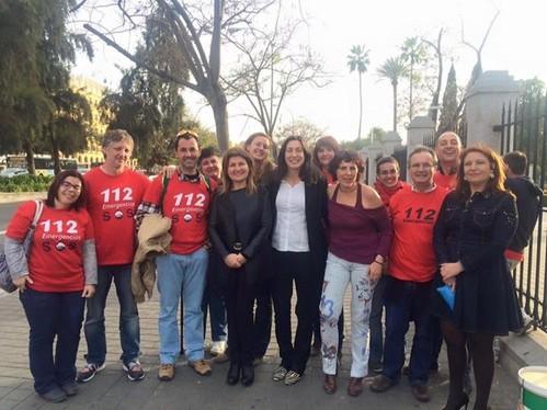 Espinosa traslada a la Junta la “situación de conflicto laboral” de los trabajadores del 112 y pide al Gobierno andaluz que “rescate el servicio”