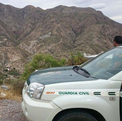 La Guardia Civil investiga al autor de un incendio forestal en Berja