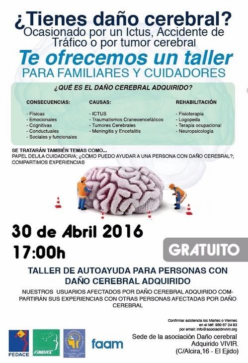 VIVIR atiende la carencia informativa sobre el daño cerebral de familiares y cuidadores de afectados
