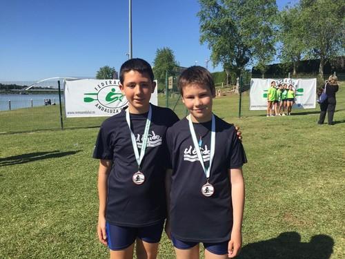 El Club Tiempo Libre de remo se hace con dos medallas de bronce en la Copa Primavera