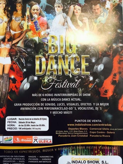 Seis horas ininterrumpidas de música y espectáculos en ‘el Big Dance Festival’ de Santa María del Águila