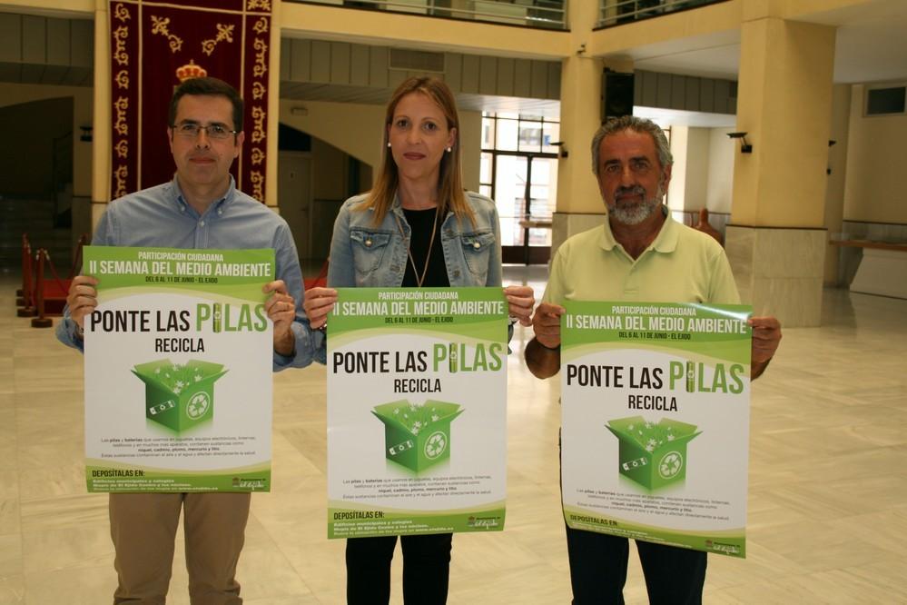 Arranca la II Semana del Medio Ambiente con la inauguración de una exposición sobre la conservación del entorno natural y una campaña de recogida de pilas usadas