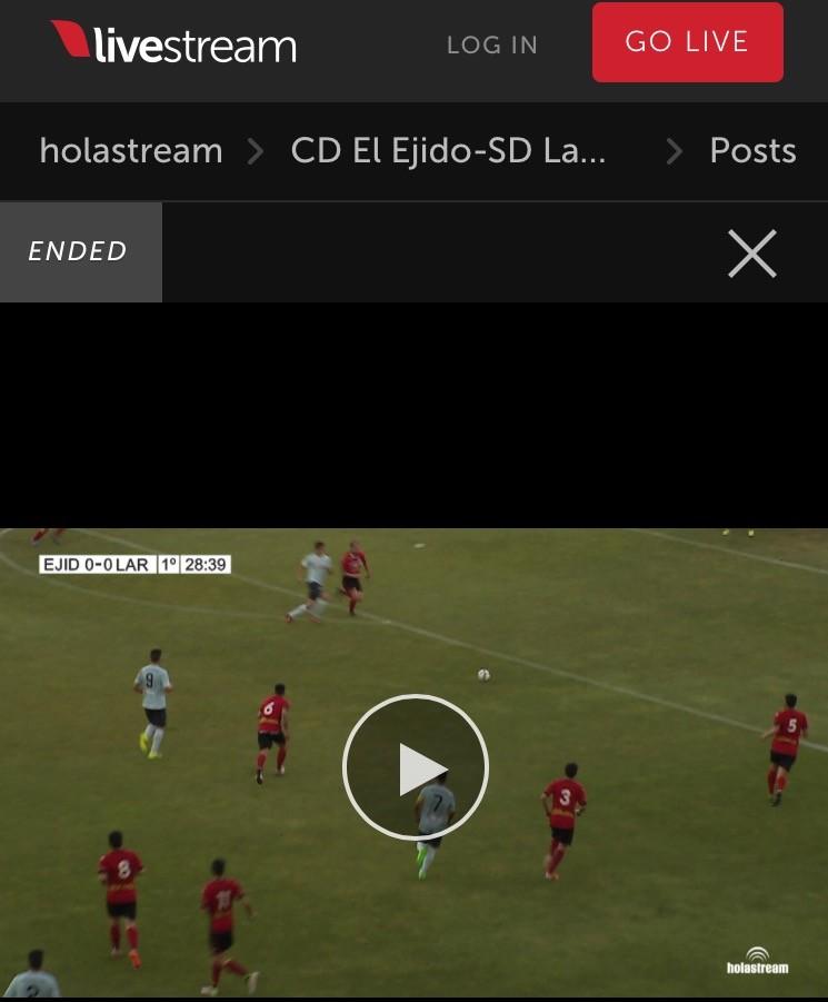 Vuelve a ver el CD El Ejido-CD Laredo, en streaming y sin cortes