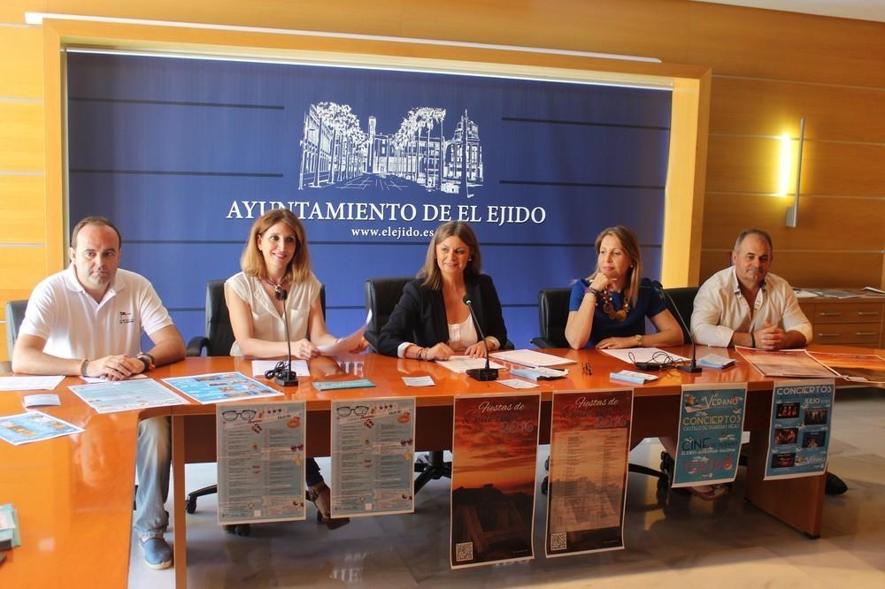 El Ejido incrementa este verano en un 10% el número de actividades con más de 260 propuestas que se desarrollarán en 36 escenarios diferentes