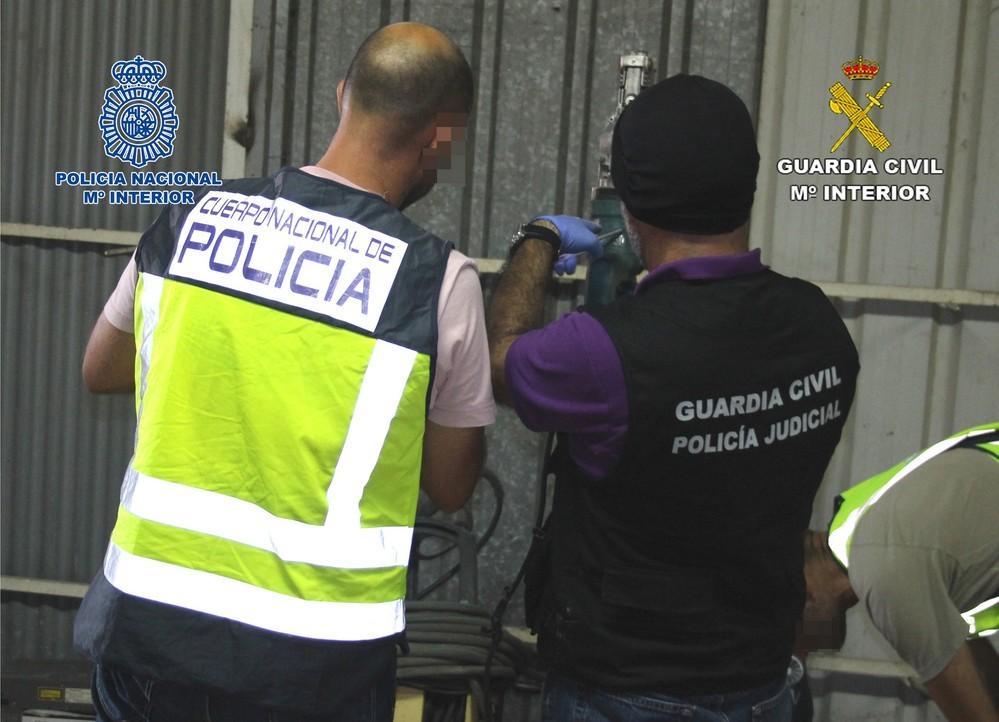 Desmantelada una organización criminal relacionada con más de 80 robos en viviendas y fincas agrícolas de Murcia, Almería y Alicante