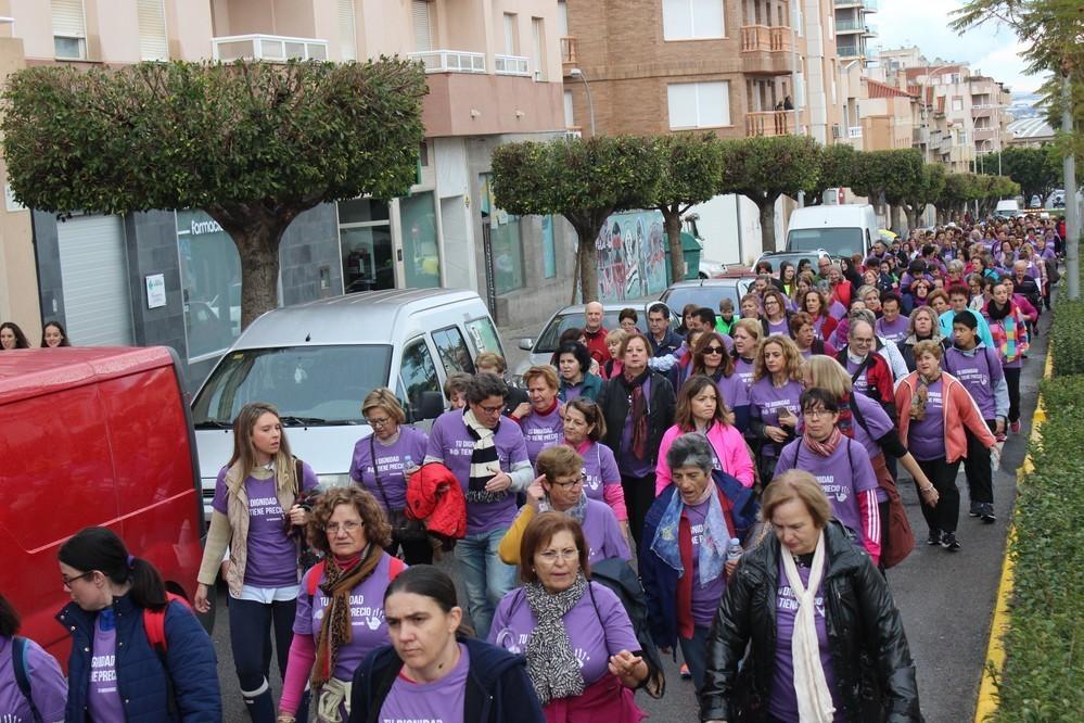 El Ejido sale a la calle para manifestar su repulsa a la violencia de género con la IV Ruta Urbana