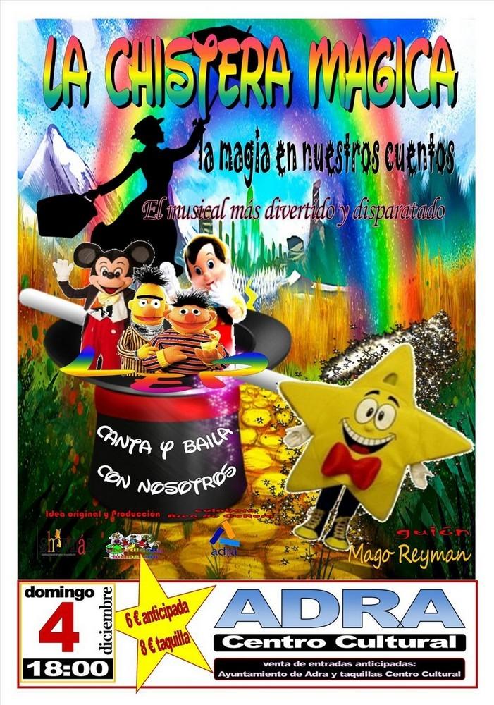El musical infantil ‘La Chistera Mágica’ llegará a Adra el próximo domingo