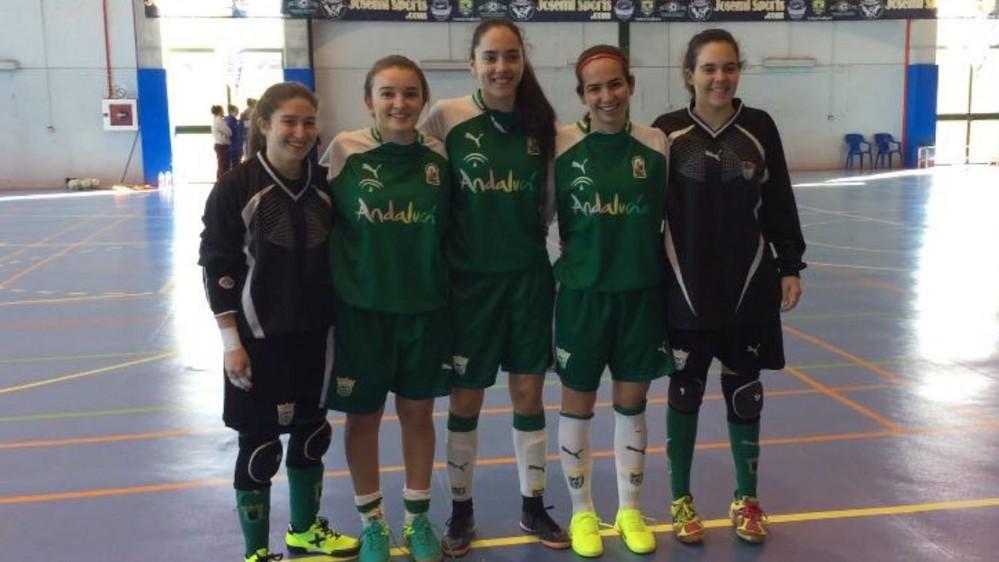Cuatro futbolistas ejidenses entrenan con la Selección andaluza sub 17 de fútbol sala