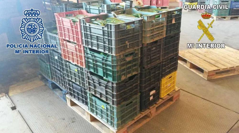 Desarticulado un grupo criminal dedicado a la venta de productos hortofrutícolas robados en Málaga, Granada y Almería