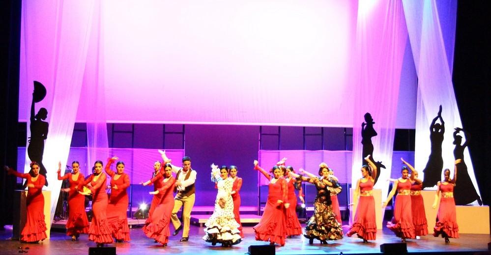 Un millar de personas llenan el Auditorio para prestar su solidaridad a la asociación 'Rosa Chacel' en el desfile de moda 'Por el Flamenco'