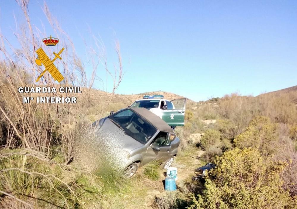 La Guardia Civil auxilia a un hombre de 70  años de edad caminando desorientado y con síntomas de hipotermia