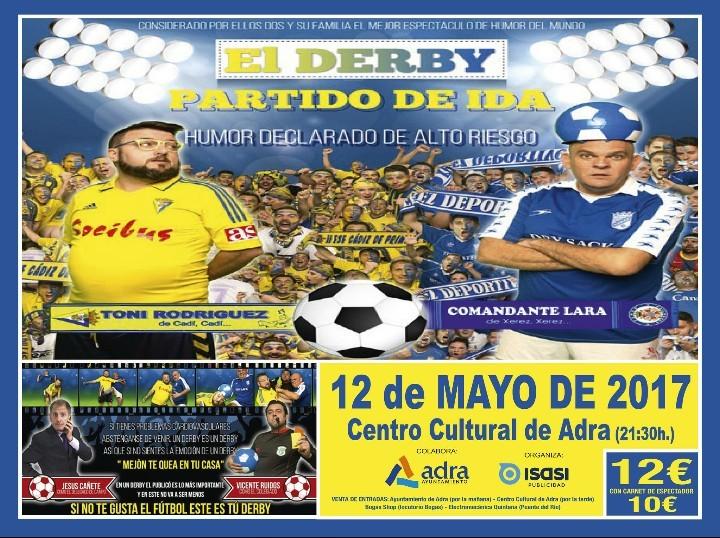 ‘El Derby’ se juega el próximo 12 de mayo en el Centro Cultural de Adra