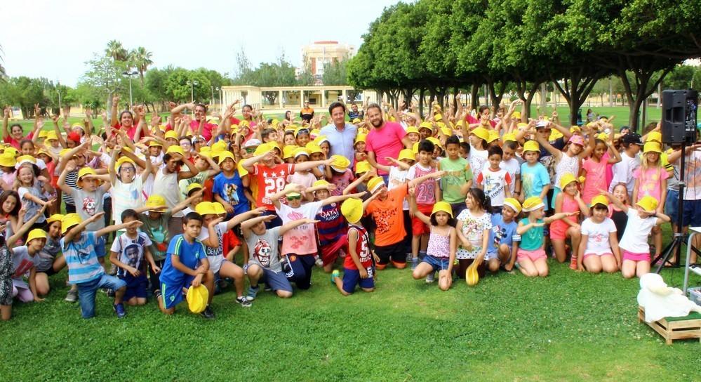 Cerca de 300 escolares participan en la gran Fiesta Infantil del Reciclaje que pone el punto y final a la III Semana del Medio Ambiente