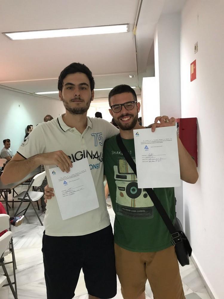 Los ejidenses Ramón Pérez y Carlos Gutiérrez ganadores en el I Open Internacional de Ajedrez
