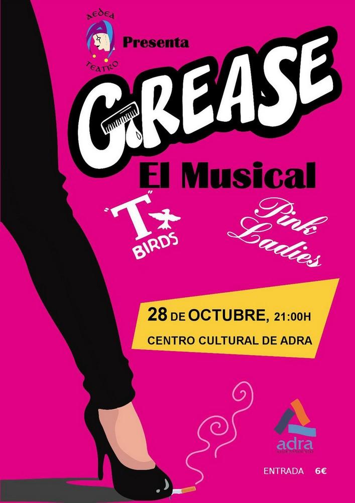 ‘Grease, el musical’ el próximo 28 de octubre en el Centro Cultural de Adra