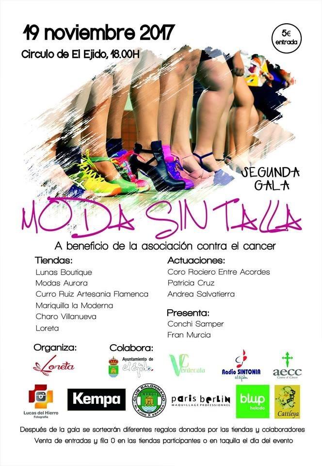 Este domingo 19 de noviembre se celebrará la II Gala Moda Sin Talla a beneficio de AECC