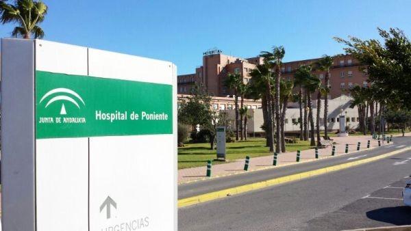 Un trabajador herido en Vícar al caerle encima una plancha de hierro