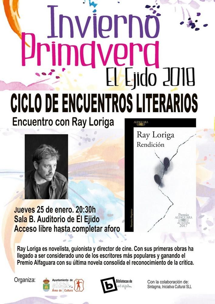 El escritor Ray Loriga presenta en El Ejido su novela 'Rendición'
