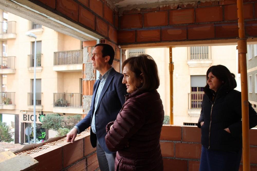 El delegado de Igualdad, Salud y Políticas Sociales visita las obras de reforma del Centro de Participación Activa de Personas Mayores de El Ejido