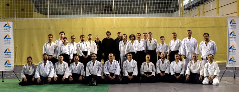 Seminario de aikido en Adra impartido por Luís Monchón 5ºDan shidoín